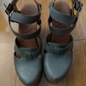 OTBT Gray Closed Toe Wedge